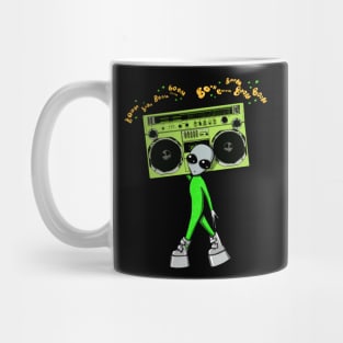 Alien ghetto blaster Mug